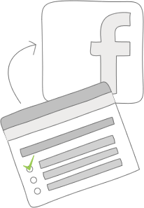 Facebook Surveys Illustration