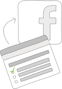 Facebook Surveys Illustration
